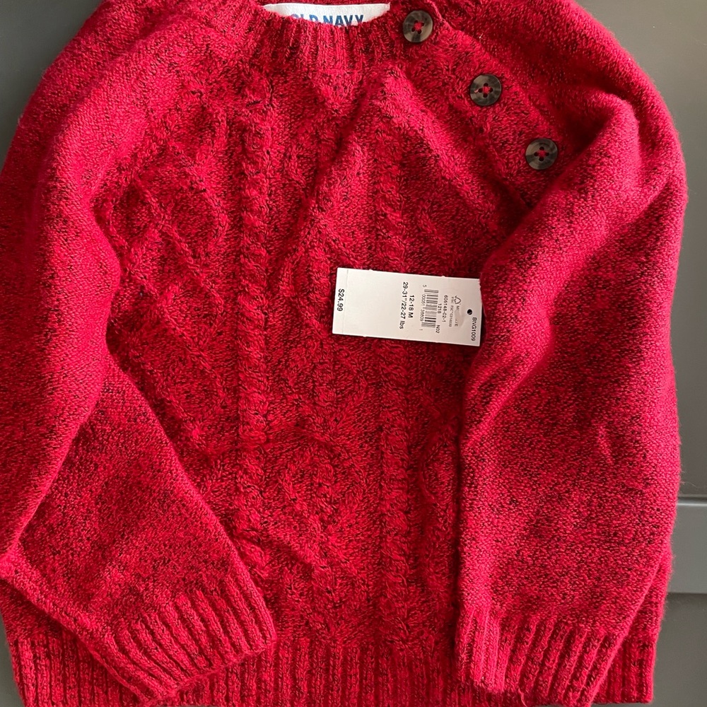 Old navy sweater 12-18m